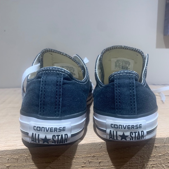 Converse Chuck Taylor All Star Low Top Black Sneakers SZ women 8.5 mens 6.5 - Picture 4 of 7